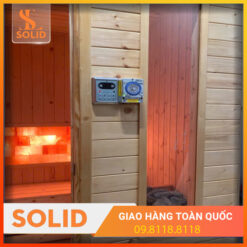 Phòng xông hơi đá muối 1,5m x 1,5m đóng sẵn