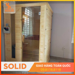 Phòng xông hơi đá muối đóng sẵn (3 người dùng)
