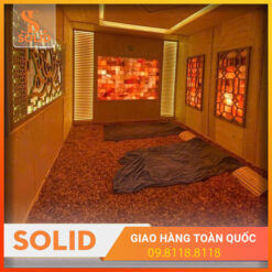 Phòng xông hơi đá muối trải sàn