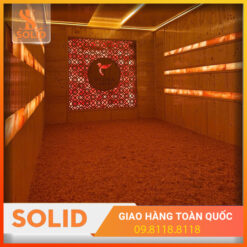 Phòng xông hơi đá muối trải sàn
