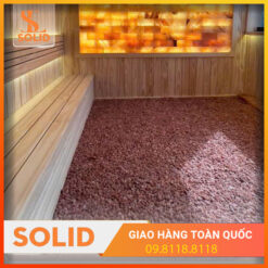 Phòng xông hơi đá muối trải sàn