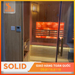Phòng xông hơi khô đá muối 1,6×1,4×2,1m Thông Mỹ