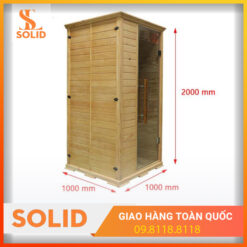 Phòng xông hơi khô đóng sẵn bằng gỗ thông Mỹ