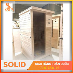 Phòng xông hơi hồng ngoại gỗ thông Mỹ cao cấp
