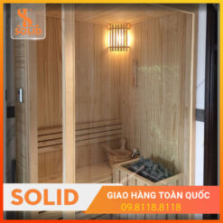 Thi công phòng xông hơi khô gia đình mini thông mỹ