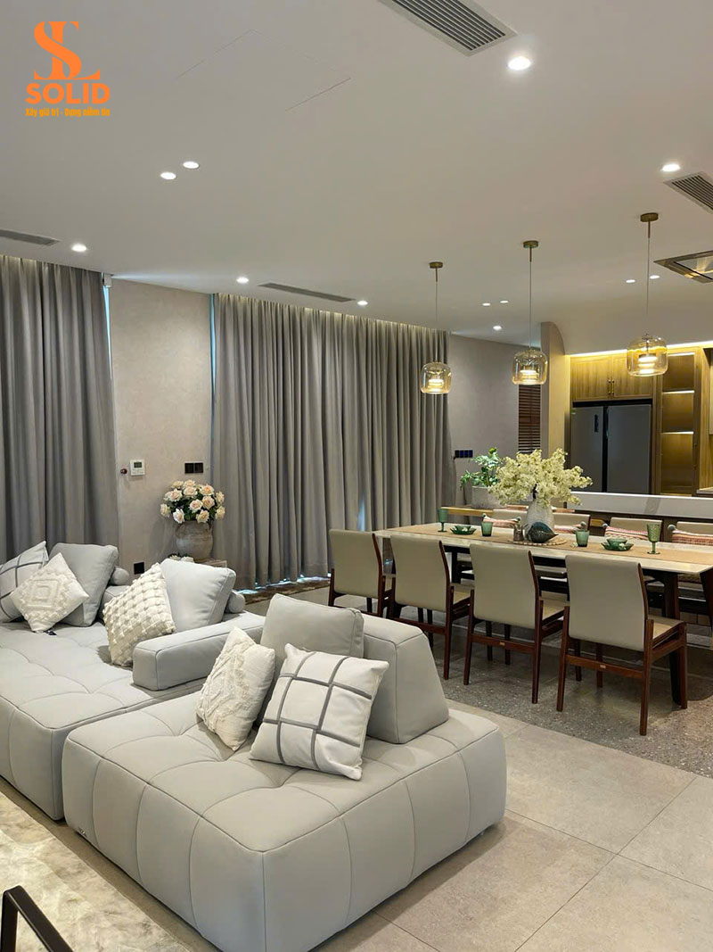 Dự án hoàn thiện nội thất nhà anh Cường