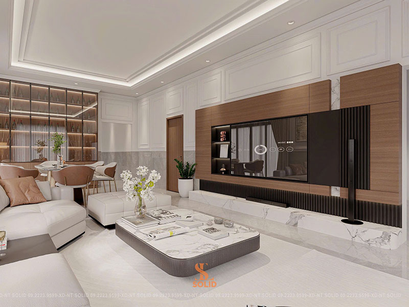 Dự án hoàn thiện nội thất nhà anh Quân