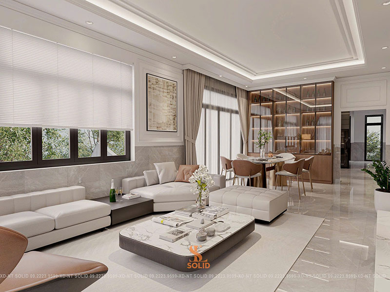 Dự án hoàn thiện nội thất nhà anh Quân