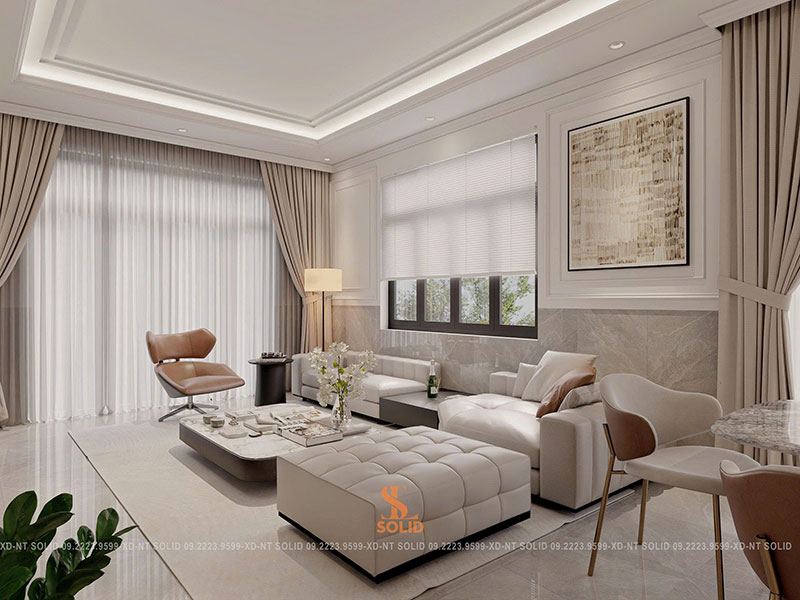 Dự án hoàn thiện nội thất nhà anh Quân