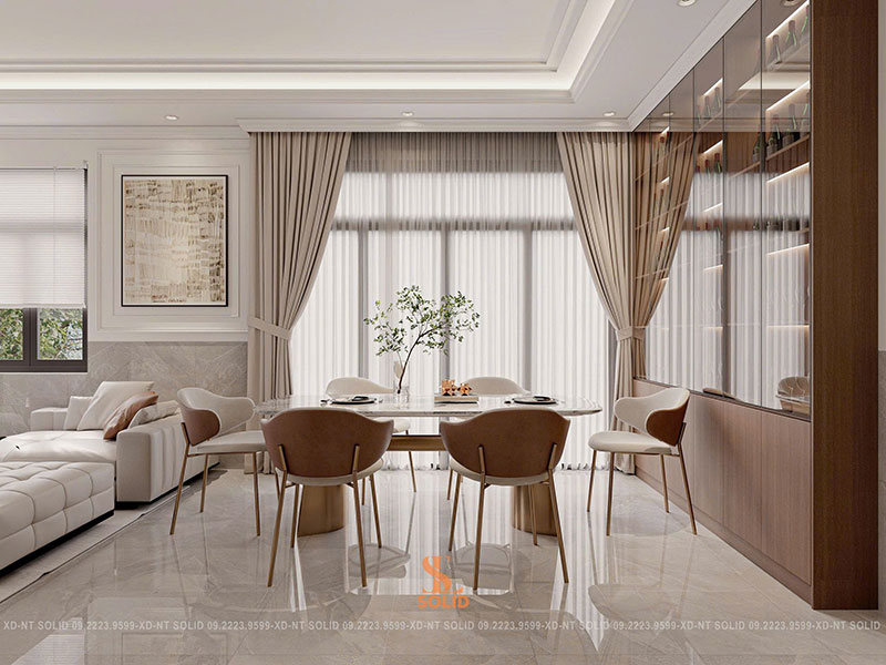 Dự án hoàn thiện nội thất nhà anh Quân