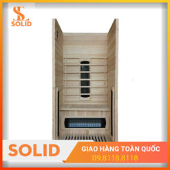 Phòng xông hơi hồng ngoại gỗ thông Mỹ 1m2x1m2