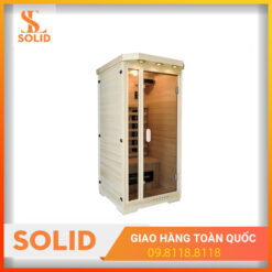 Phòng xông hơi hồng ngoại gỗ thông Nhật Hinoki 1mx1m