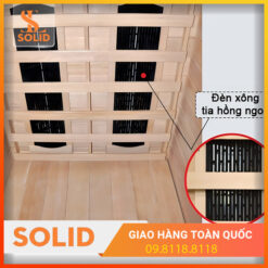 Phòng xông hơi hồng ngoại gỗ thông Nhật Hinoki 1mx1m