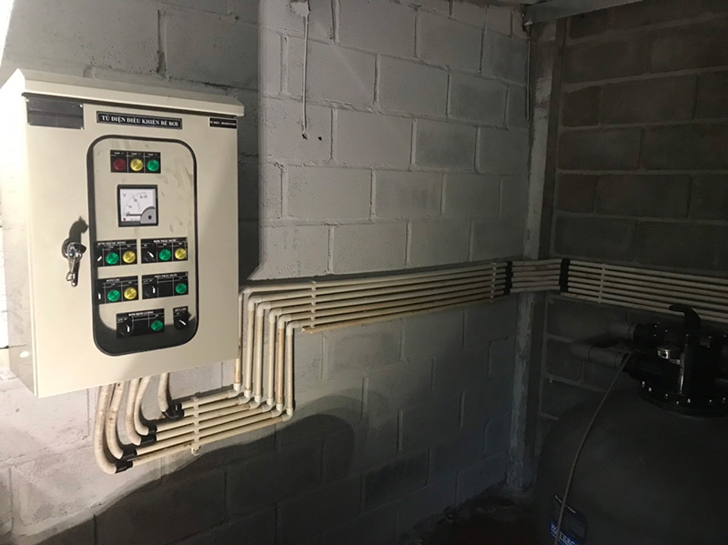 Dự án thi công hoàn thiện bể bơi