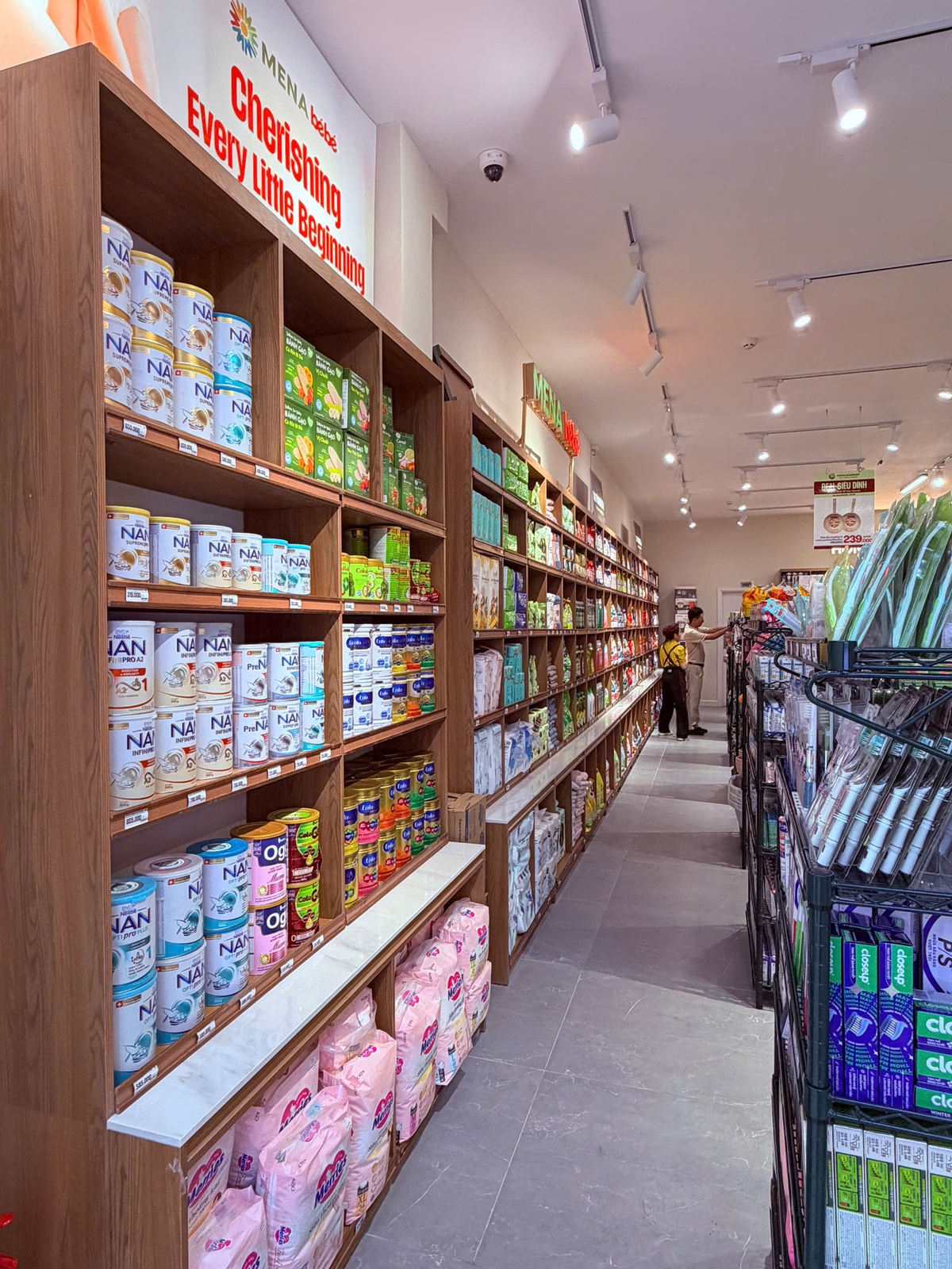 Hoàn thiện nội thất chuỗi siêu thị Mena Gourmet – CN Trần Não, TP.HCM (600m²)