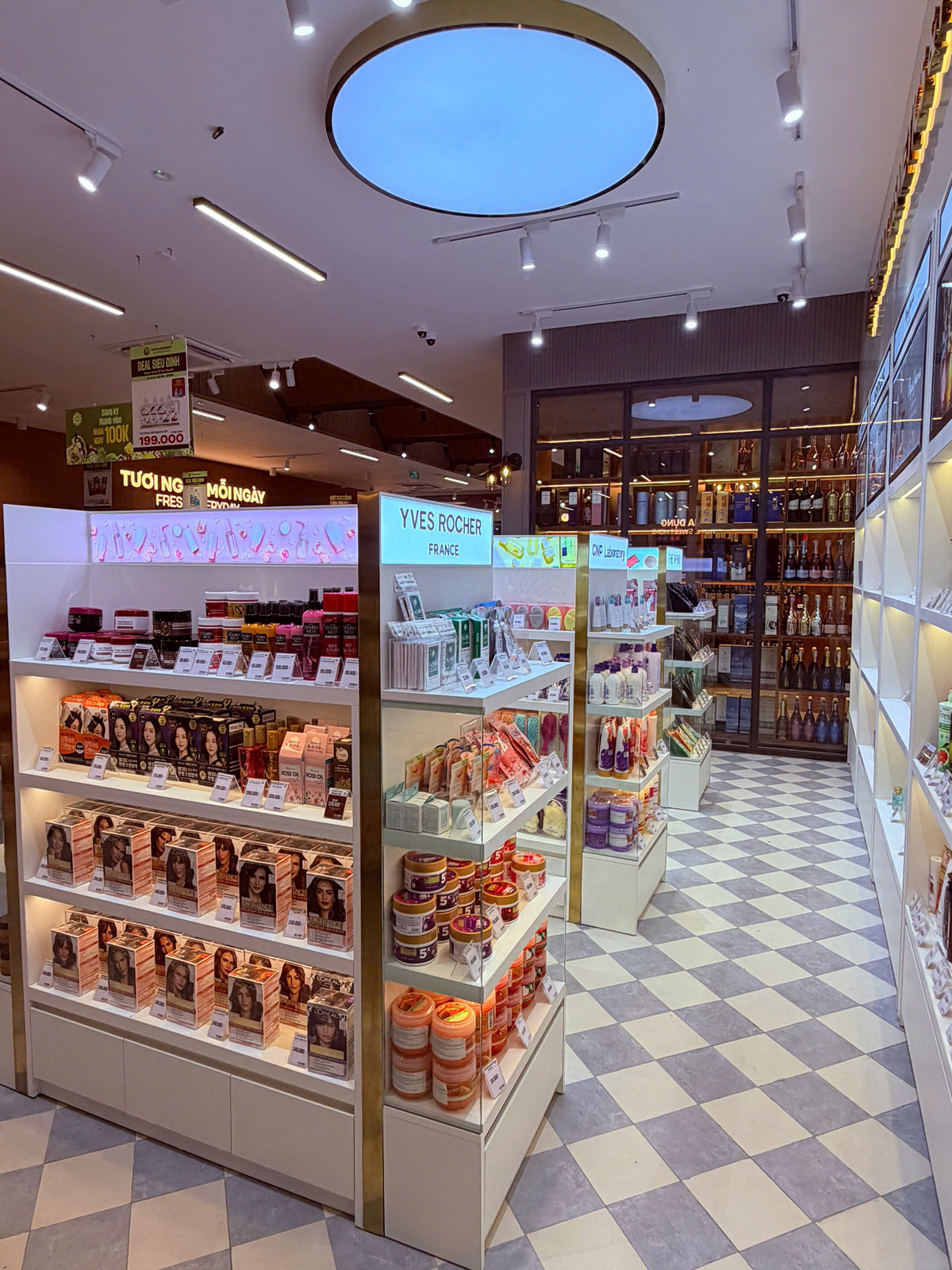Hoàn thiện nội thất chuỗi siêu thị Mena Gourmet – CN Trần Não, TP.HCM (600m²)