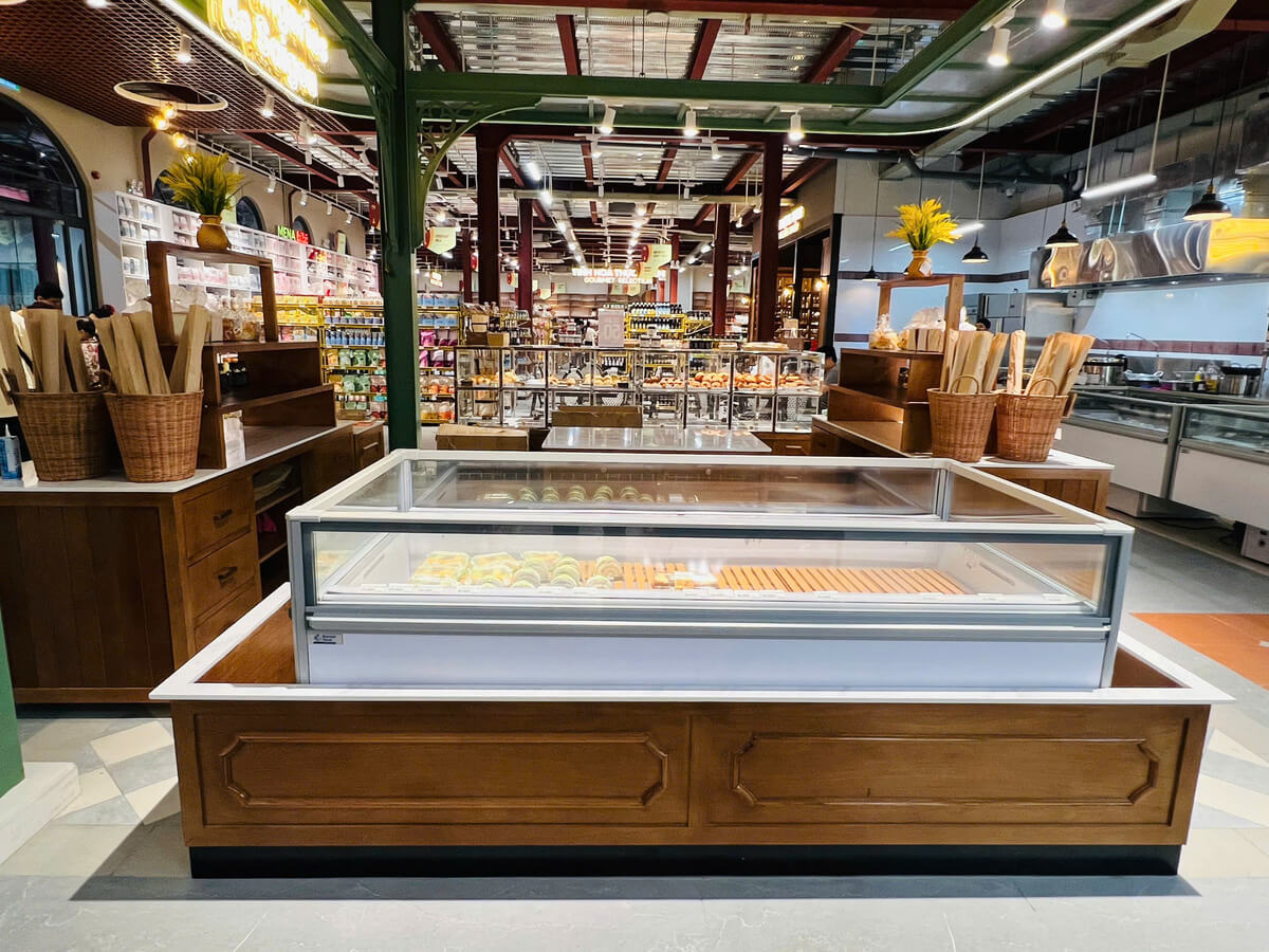 Hoàn thiện thi công siêu thị Mena Gourmet – CN Nguyễn Thị Thập, Quận 7 (1.500m²)
