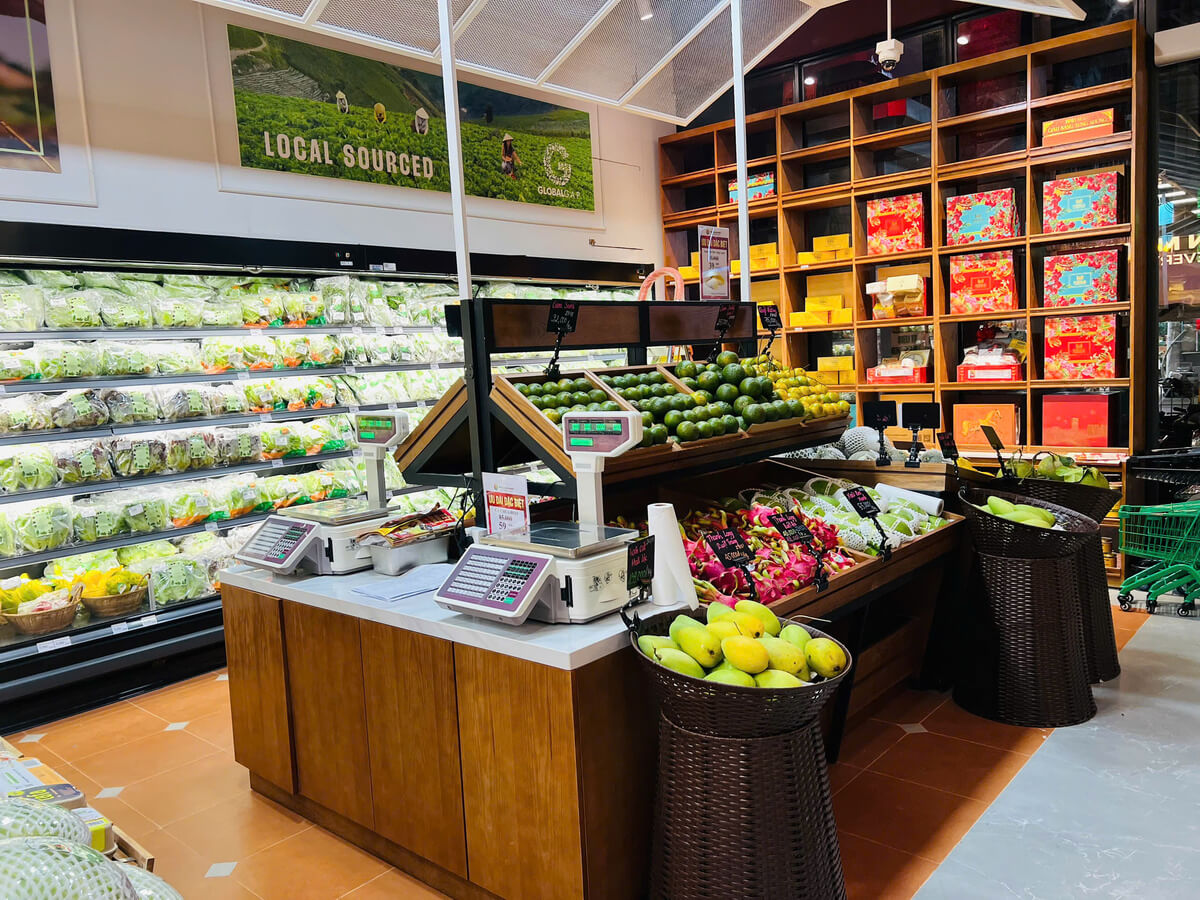 Hoàn thiện thi công siêu thị Mena Gourmet – CN Nguyễn Thị Thập, Quận 7 (1.500m²)