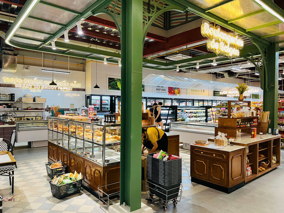 Hoàn thiện thi công siêu thị Mena Gourmet – CN Nguyễn Thị Thập, Quận 7 (1.500m²)