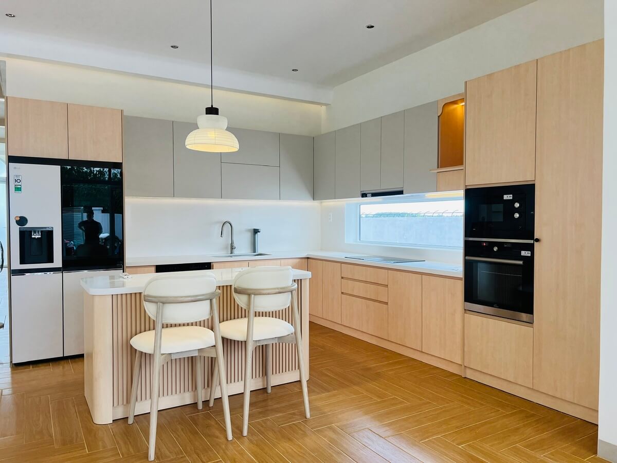 Bàn giao nội thất biệt thự sân vườn 200m2 tại gò dầu tây ninh